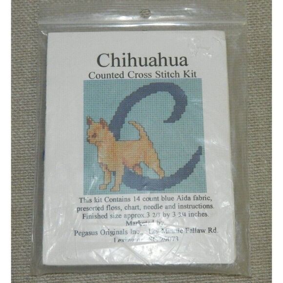 Chihuahua‎ Counted Cross Stitch Kit by Pegasus Originals, Inc - Picture 6 of 6